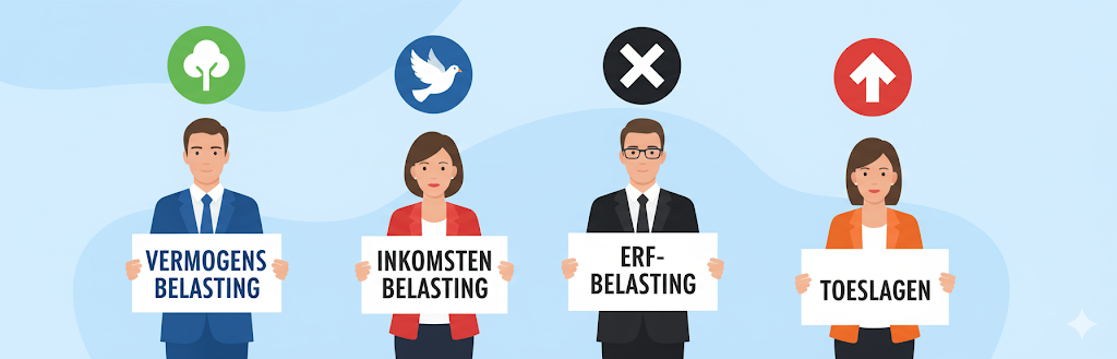 Tweede Kamer Verkiezingen 2025 belastingmaatregelen