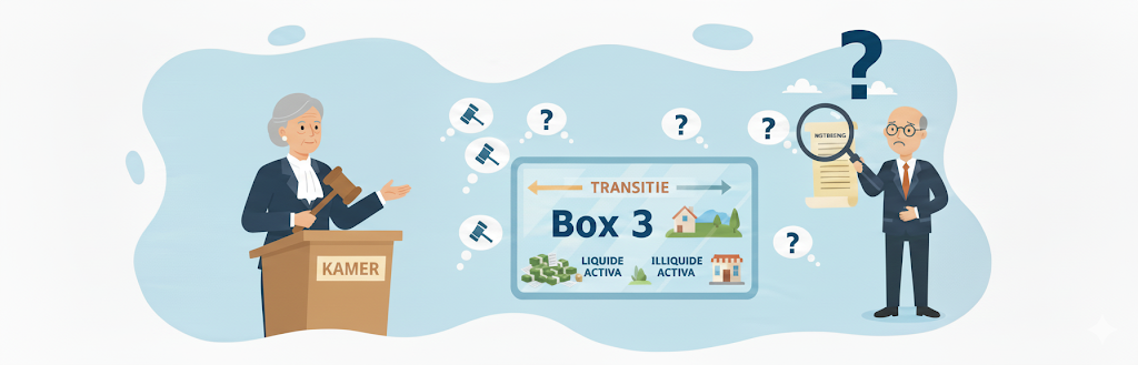 Box 3 in transitie: kamervragen over onderscheid liquide en illiquide